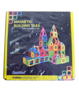 Coodoo Magnetic Tiles 30 Pcs Building Blocks Kids Toys Gifts For Boy Gir... - £20.25 GBP