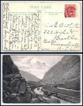 1907 Wales / Great Britain Postcard -Colwyn Bay To Boston, Massachusetts Usa F14 - £2.32 GBP