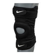 NIke Pro Open Strap Knee Sleeve Black Outdoor Sports Soccer Badminton DA... - £49.50 GBP