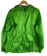 Marmot Windbreaker Size Large Womens Green Hooded Full Zip Packable Ligh... - $63.63 CAD