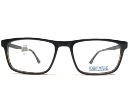 Robert Mitchel Eyeglasses Frames RM8007 BK/TO Black Brown Tortoise 55-18-145 - £55.23 GBP