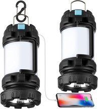 Portable Emergency Camping Light For Hurricane Survival Hiking, 2 Pack, Outdoor - £35.36 GBP