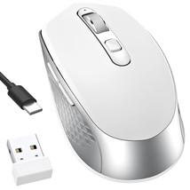 Wireless Mouse 2.4G Usb Mice Ultra-Thin Sleek Mouse Cordless For Windows, Comput - £34.47 GBP