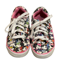 Disney Parks Mickey Mouse Fabric Sneakers Girls Size 4/5 - £11.19 GBP
