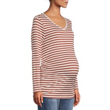 Time and Tru Women&#39;s Maternity Long Sleeve T-Shirt Size L (12-14) Multic... - £11.64 GBP