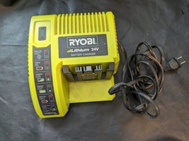 Ryobi OP140 Green Black 24 V High Performance Lithium-Ion Battery Charger Works - $28.70