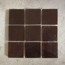 Moroccan Chocolate Brown Glazed Clay tile, 1 box - $45.00+
