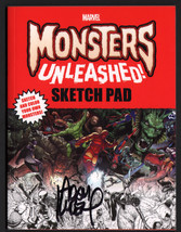 Monsters Unleashed Promo Art Sketch Pad SIGNED X7 Adam Kubert Chip Zdars... - £23.64 GBP