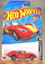 2022 Hot Wheels #123 Retro Racers 7/10 GLORY CHASER Red w/Chrome 5 Spoke Wheels - £5.60 GBP