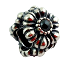 Authentic PANDORA Birthday Blooms June Charm, Sterling Silver, 790580MSG... - $47.49