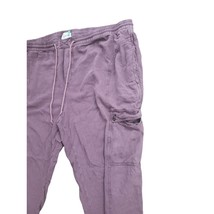By Anthropologie Lounge Pants 2x Womens Plus Size Purple Skinny Leg High... - $35.53