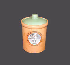 Val do Sol terra cotta sugar canister with vacuum-sealed lid made in Portugal. - £41.32 GBP