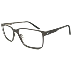 Nike Eyeglasses Frames 8048 071 Gunmetal Gray Square Full Rim 55-14-140 - £59.76 GBP