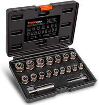 THINKWORK Bolt Extractor Kit, 18 Pieces Bolt Extractor Set, Stripped Bol... - $44.51