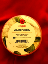 Rose + Aloe Vera Botanical Infusion Moisturizing Soothing Gel Face,Body &amp; Hair - £15.03 GBP