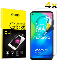 4-Pack For Motorola Moto G8 Power Tempered Glass Screen Protector - $23.99