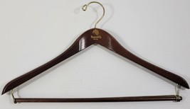 AP) Vintage Harrah&#39;s Marina Hotel Atlantic City Wooden Clothes Suit Hanger - £6.18 GBP