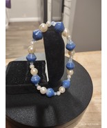 Bracelet, new, cobalt blue beads - $171.06 MXN