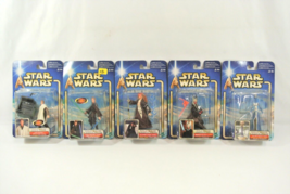 Star Wars Attack of Clones Action Figures Anakin Jar Jar Shaak Ti Taun We 2002 - £37.94 GBP