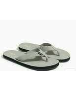 J.CREW Men&#39;s Gray Flip Flops Sandals Size 8,9, 10 , 11 ,12 ,13 New - £25.78 GBP