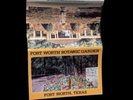 Vintage Souvenir of Fort Worth Botanic Gardens Picture Postcard Set of 1... - £11.17 GBP