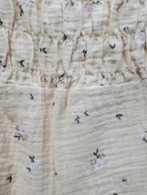 Baby Girls Newborn Pink Flowered  One Piece Beige image 3