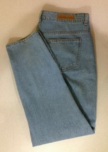 Blill Blass Easy Fit Women&#39;s Tapered High Waist Zipper Fly Denim Blue Je... - $150.53 MXN