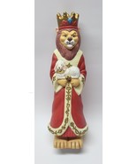 Vintage Porcelain THE LION KING &amp; THE LAMB Religious Catholic Protestant - $830.53 MXN
