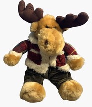 Dan Dee Collector&#39;s Holliday Mouse Plush Coat Pants Corduroy 14&quot; Stuffed Animal - £18.72 GBP