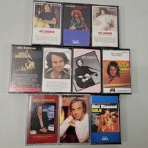 Neil Diamond Cassette 10 Tape Lot FREE SHIPPING Jazz Singer Heartlight Love Song - £22.11 GBP
