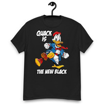 Duck Quack Is The New Black Men&#39;s Funny Donald Duck Lover classic t-shirt - £15.96 GBP