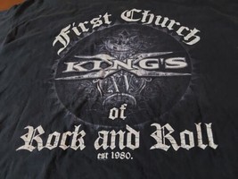 Kings X First Church of Rock and Roll est. 1980 Logo Double Sided XX Large - $27.86