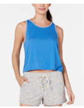 16$ Jenni Stitch-Trim Pajama Tank Top, Color: Blue , Size:Small - $9.89