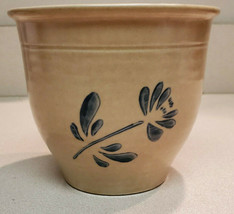 Vintage Pfaltzgraff Stoneware Folk Art Flower Pot Ftda 1984 Planter Crock - £15.73 GBP