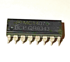 MC14076 4 Bit D-TYPE Register 4W Three State O/P - $2.40