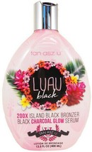Tan Asz U LUAU BLACK Tanning Lotion with 200X Island Black Bronzer 13.5 oz - £17.73 GBP