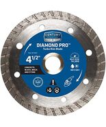 Century Drill &amp; Tool 75451 Diamond Turbo Rim Blade, 4-1/2&quot; - $498.62 MXN