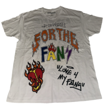 Rodwave For The Fanz Tour Graphic White Men&#39;s T Shirt  Size Medium - $14.85