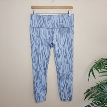 Apana | Light Blue Print Capri Leggings, womens size medium - £11.56 GBP
