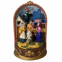 Aviv Judaica Imports 1998 Shadchan Musical Light Up Sculptured Scene - £54.85 GBP