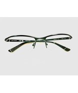 Nike Men&#39;s Eyeglasses 6037 001 Titanium Black metal Half Rim Frame 53-17... - $1,662.88 MXN