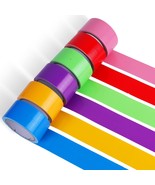 Vibrant Heavy Duty Rainbow Duct Tape Set for Creative Projects - $493.56 MXN