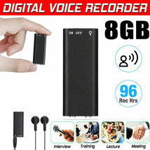 Mini Spy Audio Recorder Voice Activated Office Listening Device 96 Hours... - £23.50 GBP