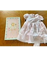 1960s Baby Girl Dress in Original Gift Box Sheer Pink 12M Vintage Delicate - $883.10 MXN