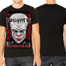 KND Pound Foolish Pennywise Clown Steven King It Horror Mens T-Shirt Bla... - $17.41+