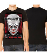 KND Pound Foolish Pennywise Clown Steven King It Horror Mens T-Shirt Bla... - $17.41+