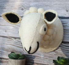 Adorable Animal Country Farm Sheep Lamb Whimsical Soft Plush Doll Wall Decor - £24.10 GBP