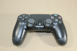 Genuine Sony Playstation PS4 Dualshock 4 Controller Steel Black VG CUH-ZCT2U OEM - £43.22 GBP