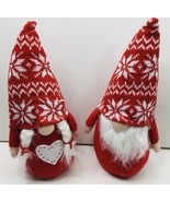 2 Christmas Gnome’s At Home Red White Yule Tidings New - $22.95 CAD