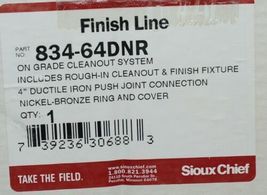 Sioux Chief Finish Line 834-64DNR On Grade Cleanout System 4 Inch image 10